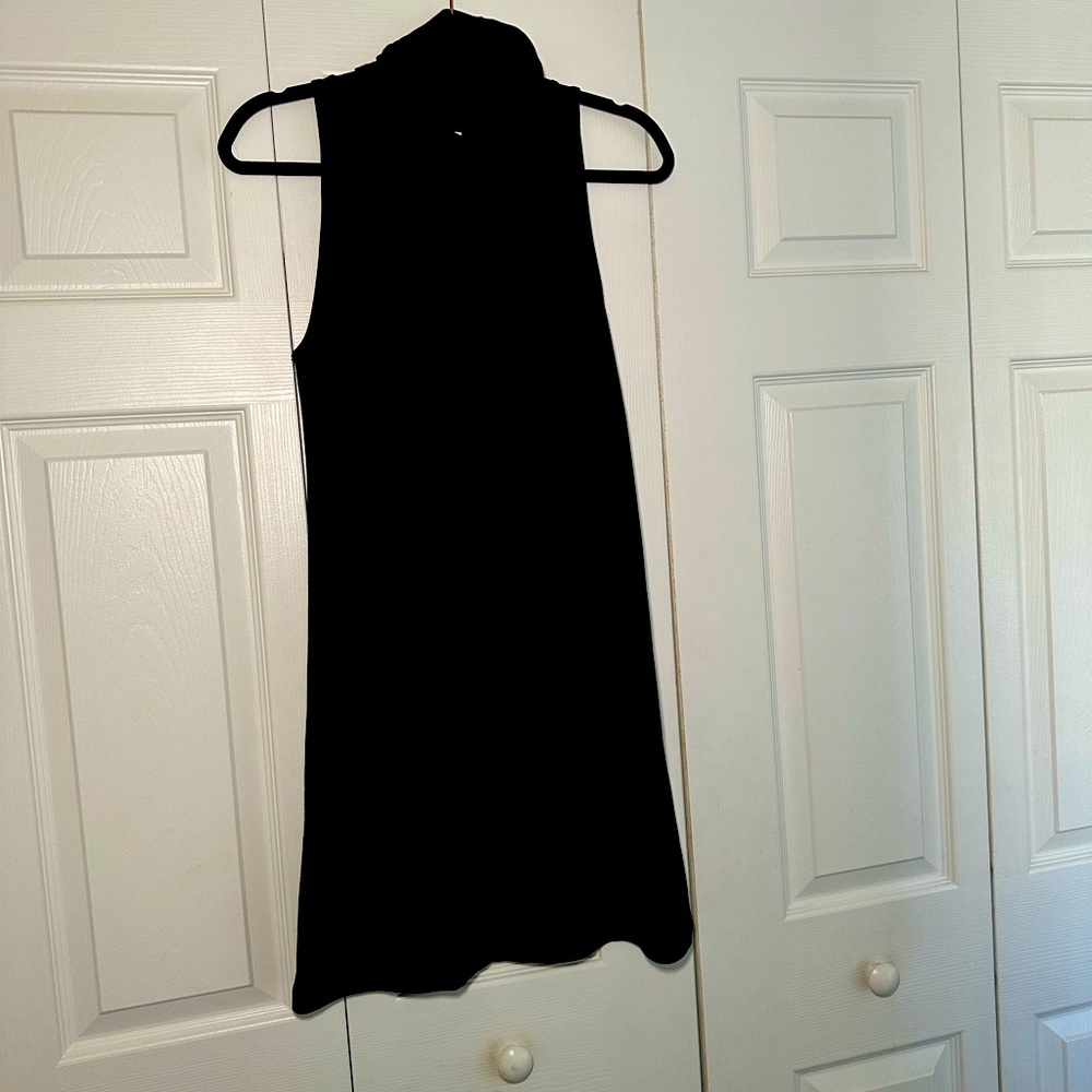 Mock neck dress